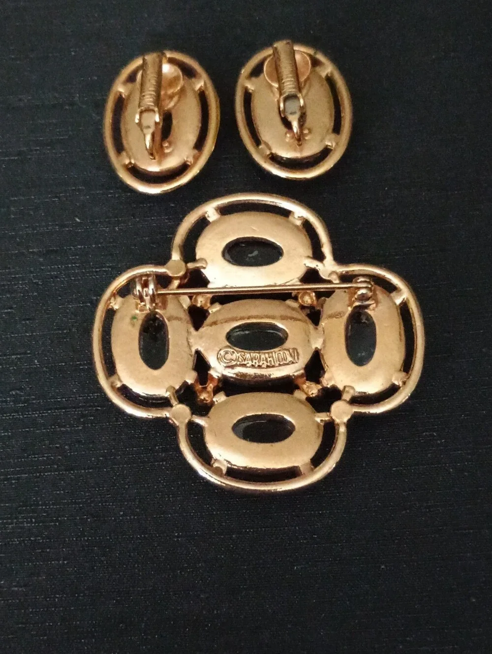 Sara Coventry gold tone